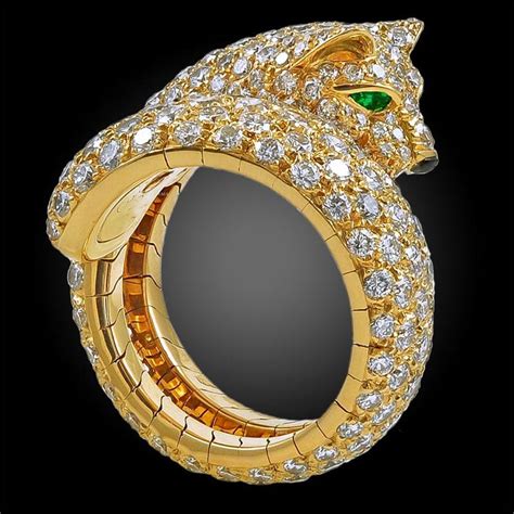 cartier jaguar ring diamonds.